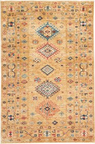 Kazak Tappeto 130x190 Marrone (Pakistan) Annodato A Mano