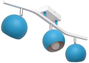 Faretto MORRIS 3xE27/15W/230V blu