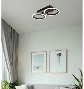 Globo 67360D2 - Plafoniera LED BLEVINS 15W/230V 3000/4200/600K 21x44,5 cm