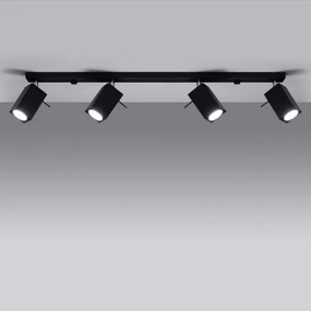 Luce Spot MERIDA 4xGU10/40W/230V nero