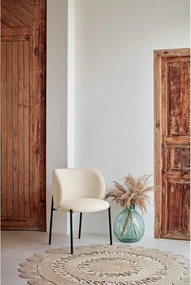 Set di sedie da pranzo bianca in imbottito 2 pz Mogi – Teulat