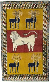 Gabbeh Tappeto 180 x 110 Rosso (Iran) Annodato A Mano