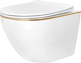 Vaso WC sospeso Rea Carlo Mini Tornado NFQ GOLD EDGE