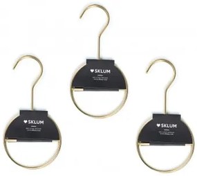 Set Di 6 Grucce Metalliche Per Accessori Gärde Dorato - Sklum