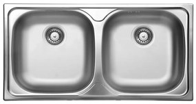 Deante ZEX_0203 - Lavello della cucina XYLO 43,5x78 cm raso