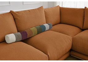 Divano angolare arancione Ernest – Bobochic Paris