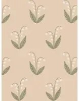 Sandberg Carta da parati Lilly - Blush