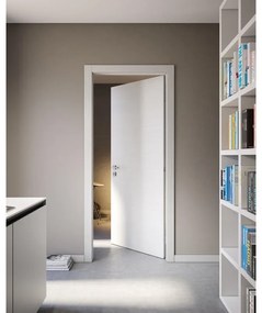 Porta battente Modena bianco matrix L 70 x H 210 cm reversibile