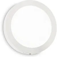 Applique Moderna Round Universal Alluminio-Plastiche Bianco Led 36W 3000K D40