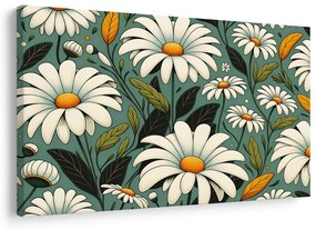 Quadro su tela – Margherite in fiore