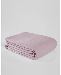 Copriletto in cotone rosa per letto matrimoniale 200x230 cm Serenity - Mijolnir