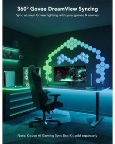 Govee - Neon LED tavolo retroilluminazione 3m RGBIC Wi-Fi