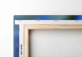 Quadro su tela – Goccia di rugiada su sfondo astratto