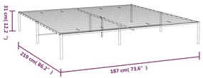 Giroletto Metallo Bianco 183x213 cm