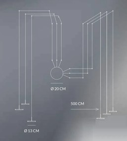 Mystery sospensione 60w 3860lm