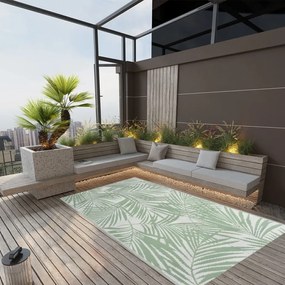 Tappeto Da Esterno Arakıl Verde 120x180 Cm İn Pp /