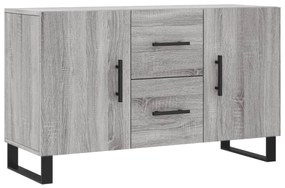 Credenza grigio sonoma 100x36x60 cm in legno multistrato