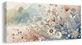 Quadro su tela – Composizione floreale stilizzata