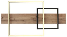 Globo 67289D1 - Plafoniera a LED VANNI, 24W/230V, marrone/nero