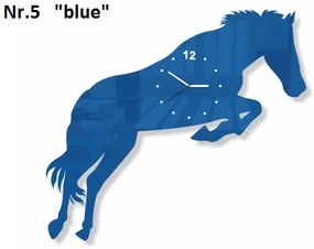 Orologio da parete da soggiorno Cavallo Blu