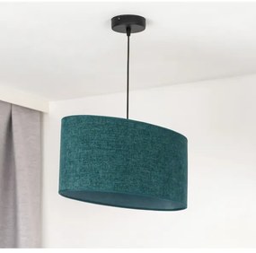 Duolla - Lampadario a sospensione con filo OVAL 1xE27/15W/230V verde