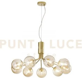 Lampadario a sospensione honey oro 9 luci attacco g9 83,4x41x161cm ...