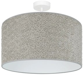 Brilagi - Lampadario a sospensione con filo BOUCLE ROLLER 1xE27/15W/230V diametro 45 cm grigio