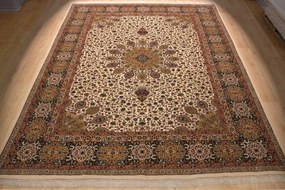 Tabriz Tappeto 390 x 300 (Iran) Annodato A Mano