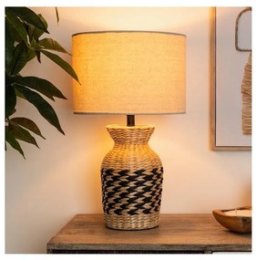 Atmosphera - Lampada da tavolo MENA 1xE27/40W/230V giacinto d'acqua