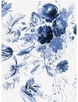 KEK Amsterdam Carta da parati panoramica Royal Blue Flowers 3 - Multicolor - 3.896m
