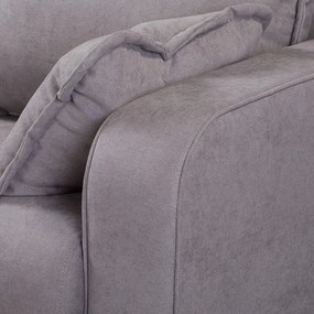 Divano angolare grigio (angolo sinistro) Beata - Ropez