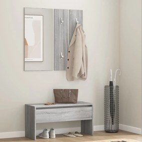 Set Di Mobili Da Corridoio Grigio Sonoma İn Legno Multistrato /