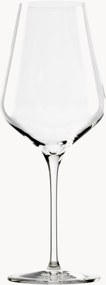 Set di 6 bicchieri da vino rosso in cristallo Quadrophil