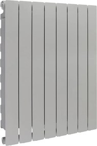 Termosifone in alluminio 8 elementi interasse 800 mm PRODIGE MODERN silver