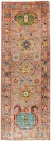 Samarkand Tappeto 200 x 70 Marrone (Pakistan) Annodato A Mano