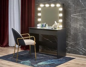 Toeletta Hollywood in nero - H140 cm