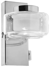 Osram - Lampada da parete per bagno LED ORBIS FLAME, 5,5 W / 230 V, IP44, finitura cromata
