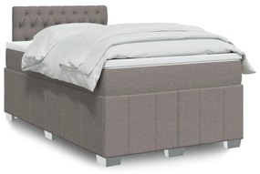 Giroletto A Molle Con Materasso Tortora 120x200 Cm İn Tessuto /