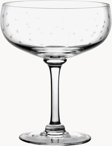 Set di 2 bicchieri da cocktail in cristallo soffiato Stars