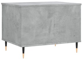 Tavolino salotto grigio cemento 60x44,5x45 cm legno multistrato