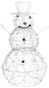 Aigostar-LED Decorazione natalizia da esterno LED/3,6W/31/230V 6500K 90cm IP44 Pupazzo di neve