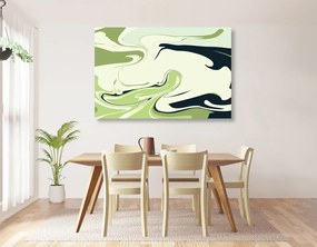 Quadro su tela – Motivo astratto verde