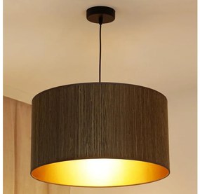 Brilagi - Lampadario a sospensione con filo BOSTON ROLLER 1xE27/15W/230V diametro 45 cm marrone/oro