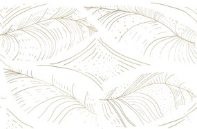 Carta da parati – Struttura delicata delle foglie