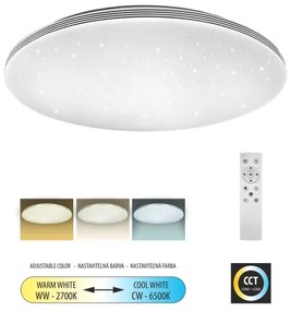 Plafoniera LED dimmerabile VENTA LED/60W/230V 2700-6500K + telecomando