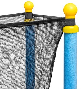 Trampolino da giardino per bambini 138 x 160 cm