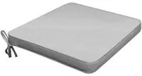 Cuscino per seduta idrorepellente 40x40 in Poliestere cm 40x40x4 - HANK Colore: Grigio