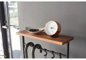 Portaombrelli nero con ripiano in legno Yamazaki Tower - YAMAZAKI