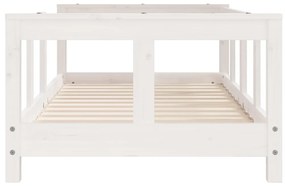 Giroletto per bambini bianco 70x140cm in legno massello di pino