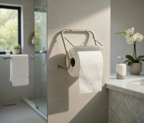 Porta Rotolo da Parete per Carta Asciugamani Multiuso 30 cm Agrati 8050X in Acciaio Inox AISI304...